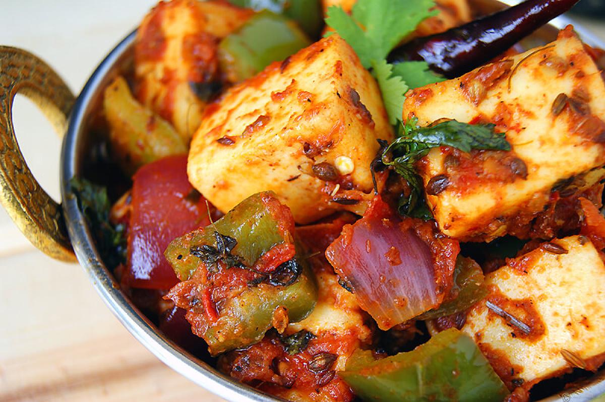 Kadai Paneer - Curries - Vegetarian menu item