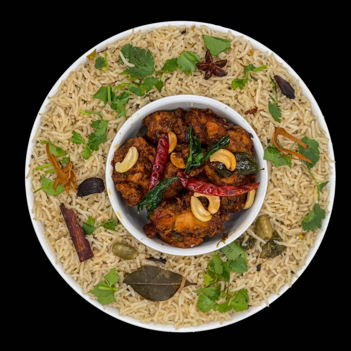 Rajugari Kodi (Chicken) Pulav - Popular menu item