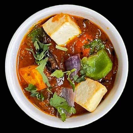 Golden fried paneer cooked in tomatoes chillies onion and host of spices.