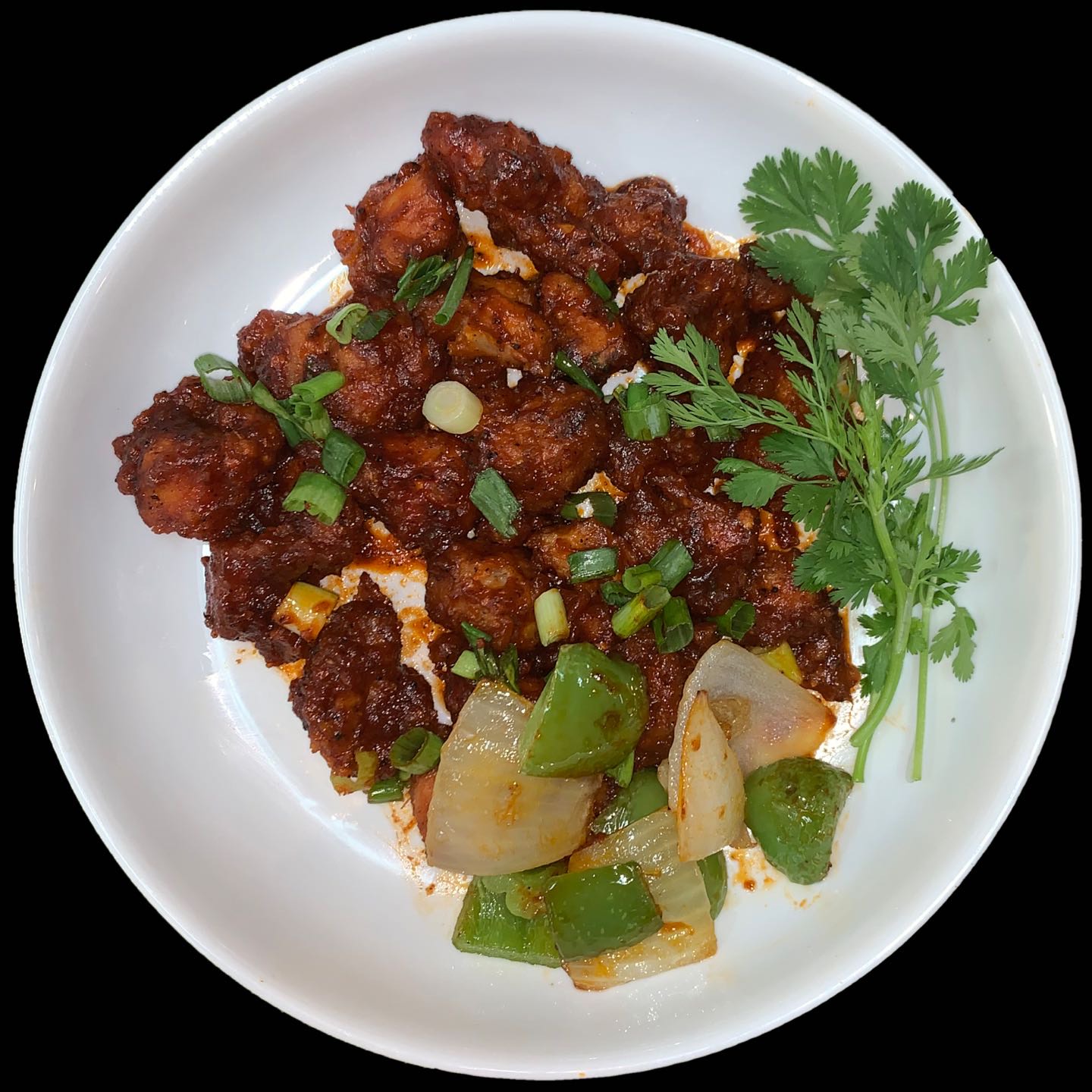 Popular Indo-Chinese fusion starter made with crispy fried paneer.