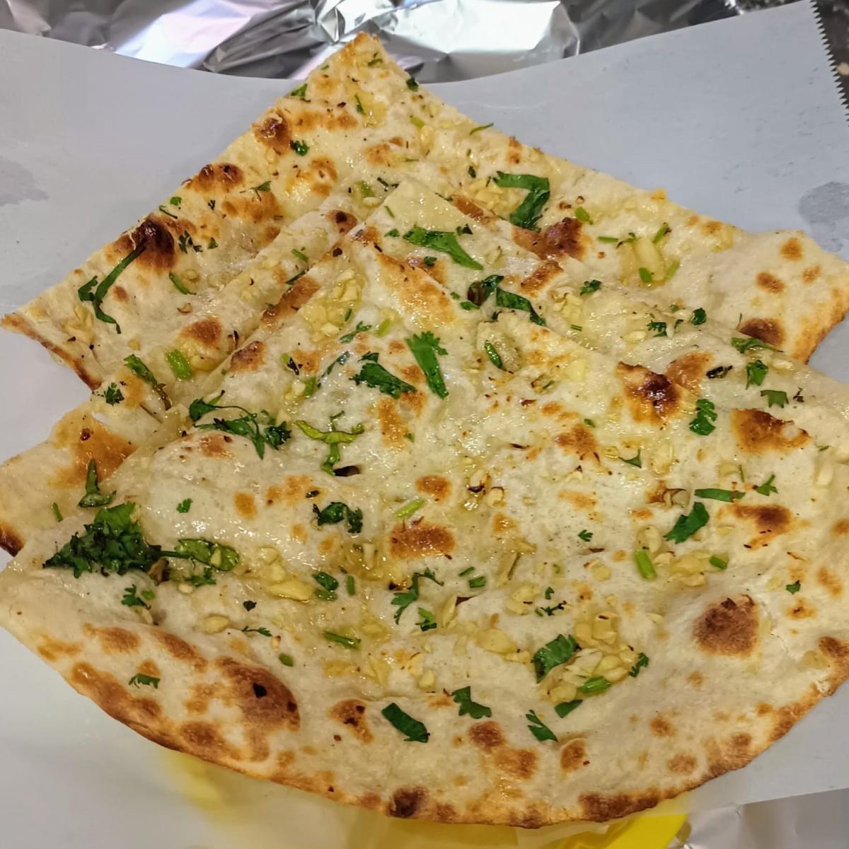 Garlic Naan - Flavours of India restaurant in Portland, OR