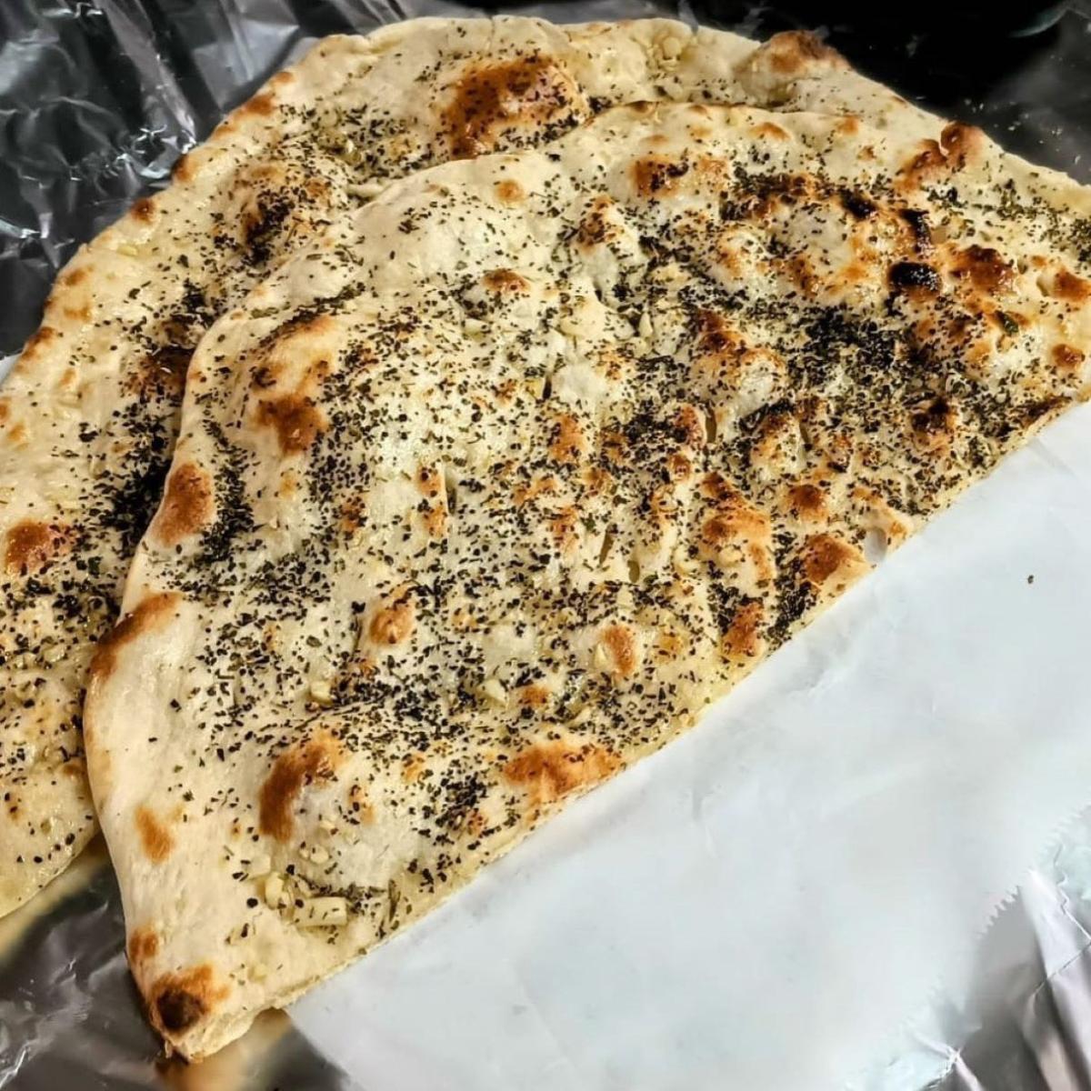 Garlic Basil Naan - Breads menu item