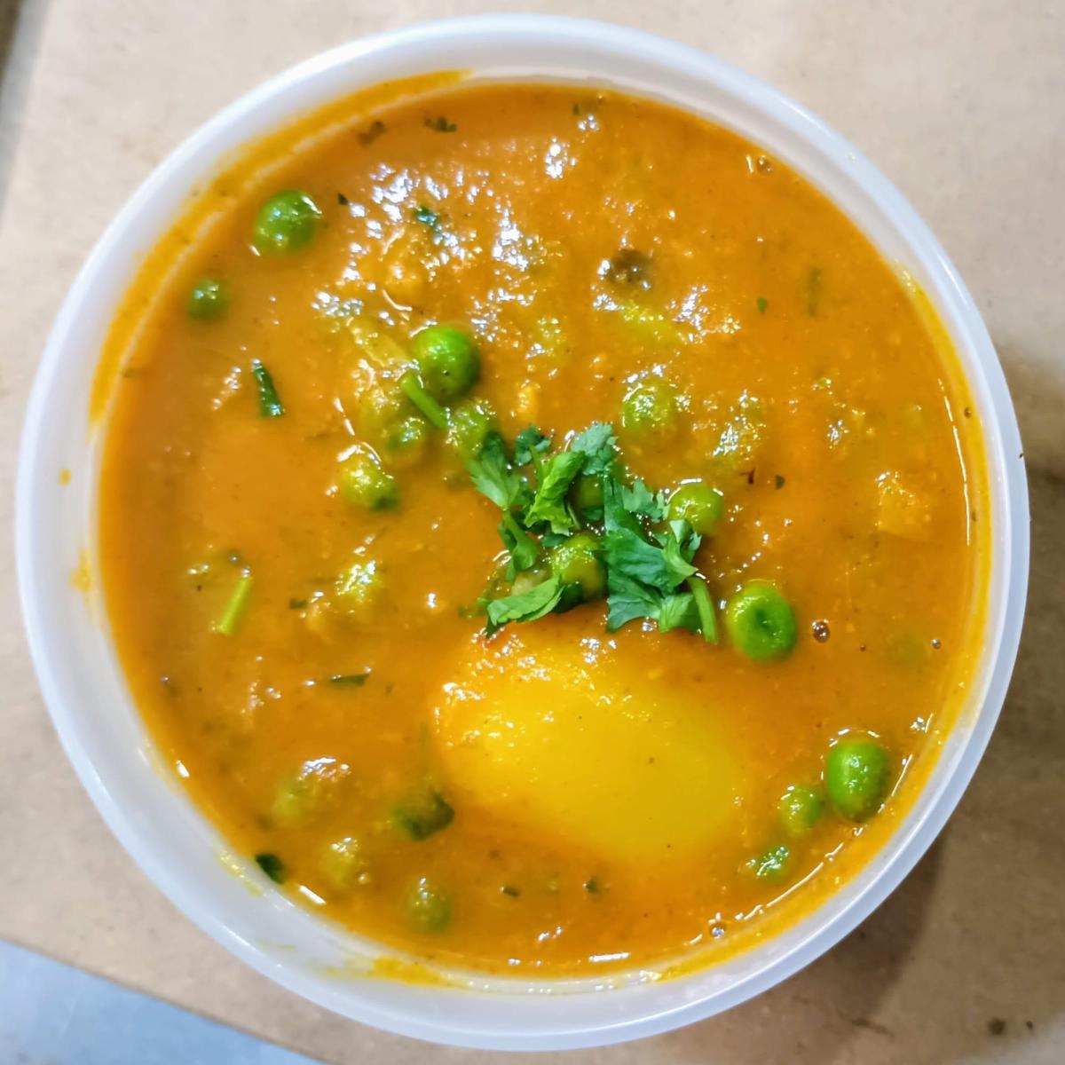 Aloo Matar - Vegetable menu item