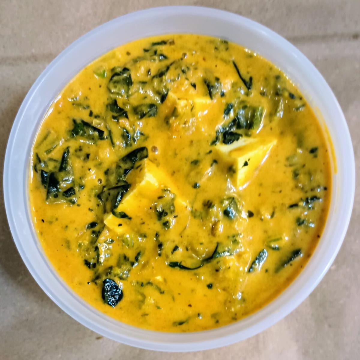 Palak Paneer - Vegetable menu item