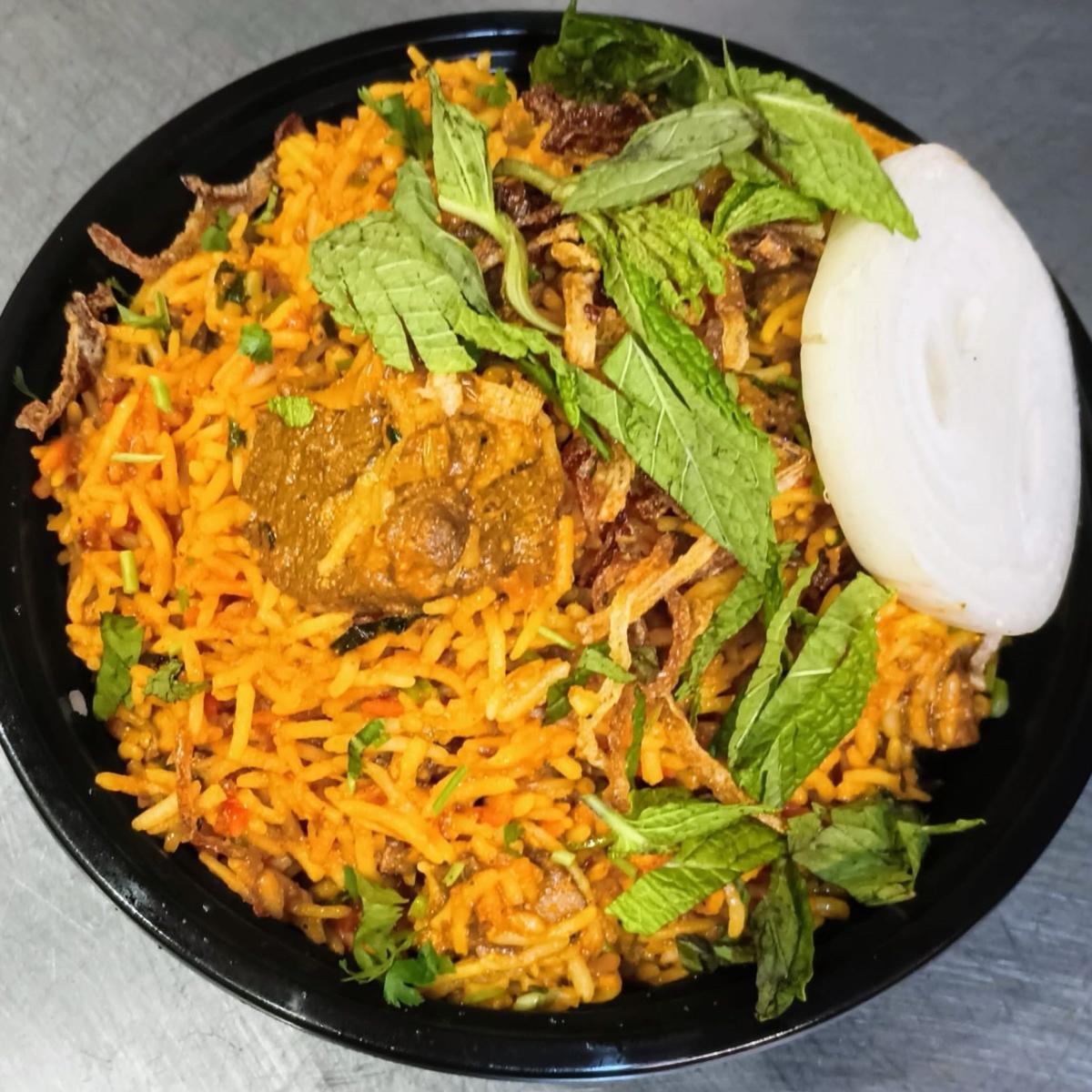 Lamb Biryani - Lamb menu item