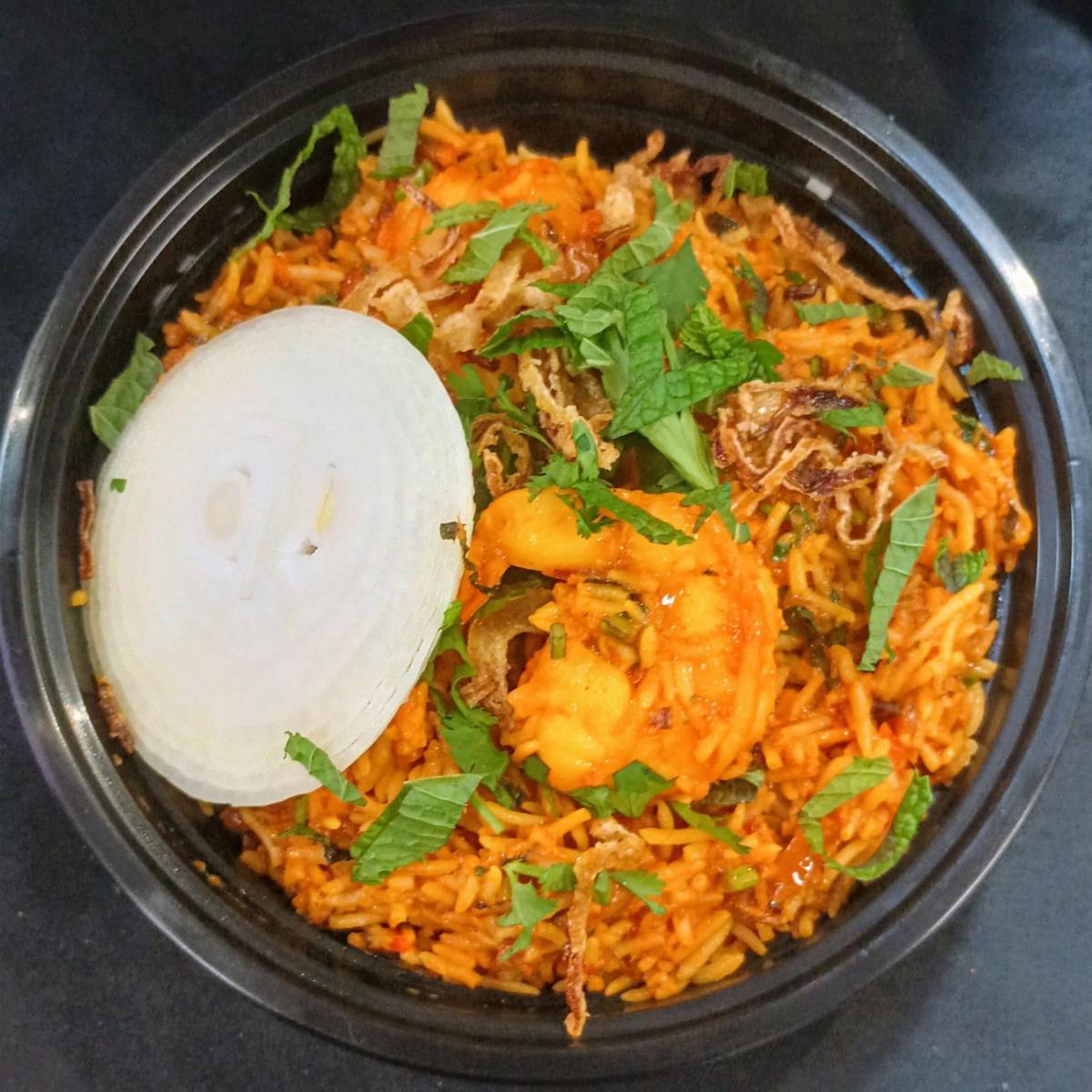 Shrimp Biryani - Shrimp menu item