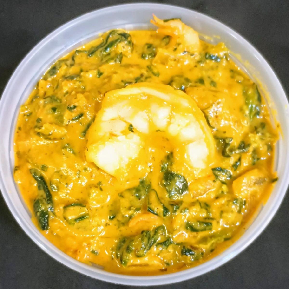 Shrimp Saag - Shrimp menu item