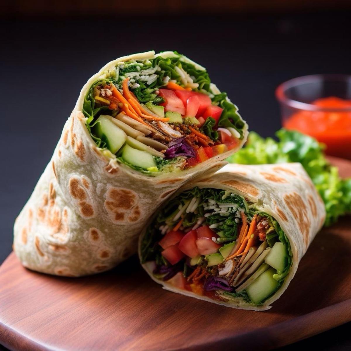 Veggie Wrap - Vegetarian menu item