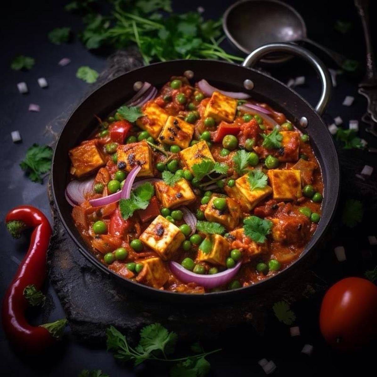 Matter Paneer - Vegetarian menu item
