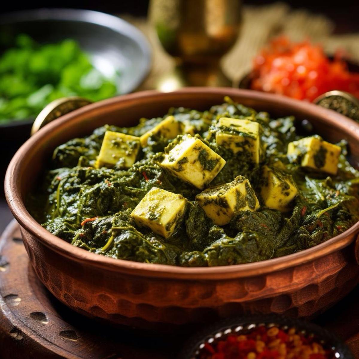Saag Paneer - Vegetarian menu item