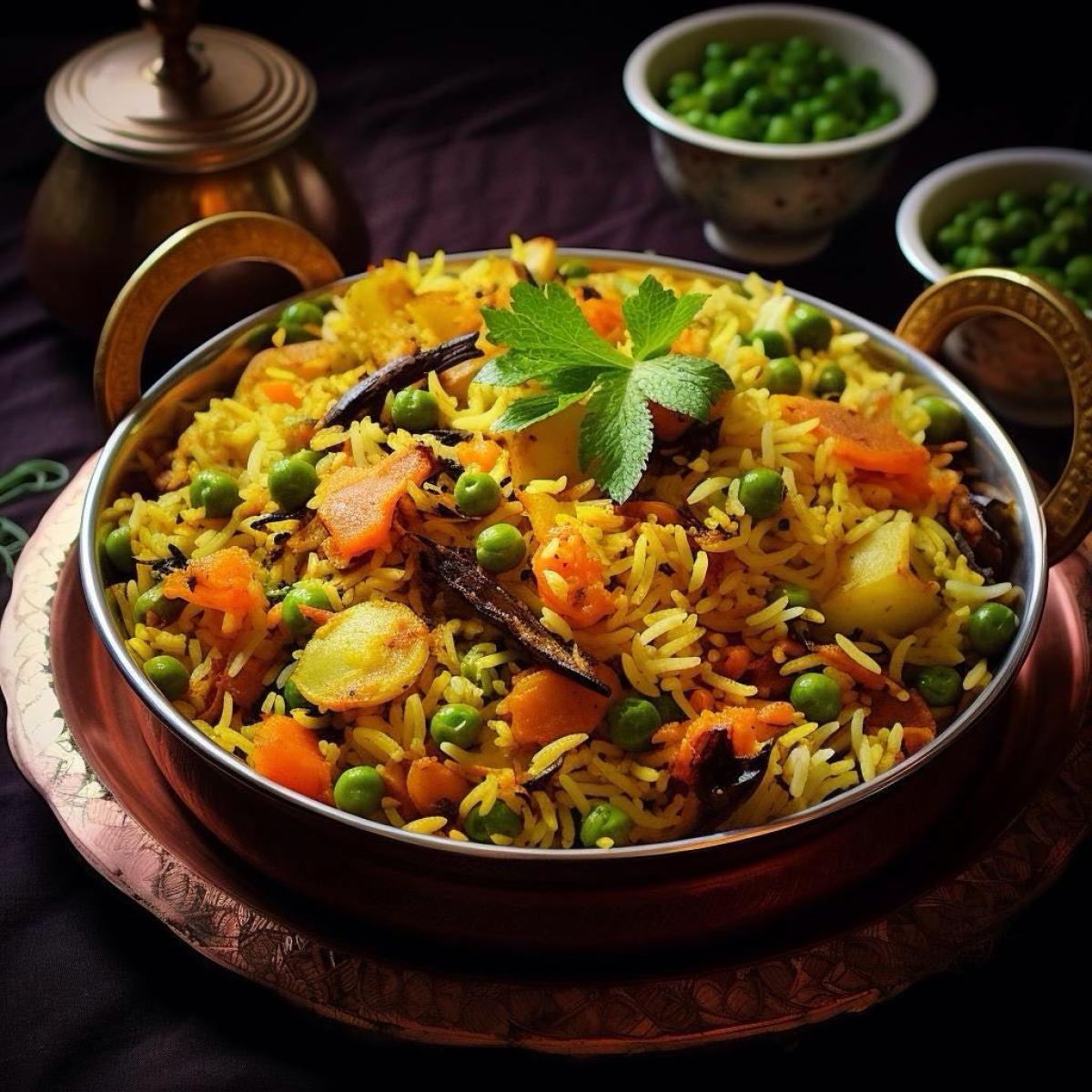 Vegetable Biryani - Vegetarian menu item