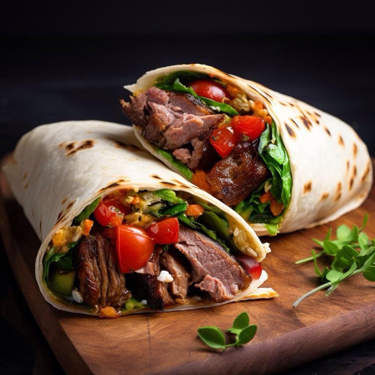 Lamb Wrap - Non-Vegetarian menu item