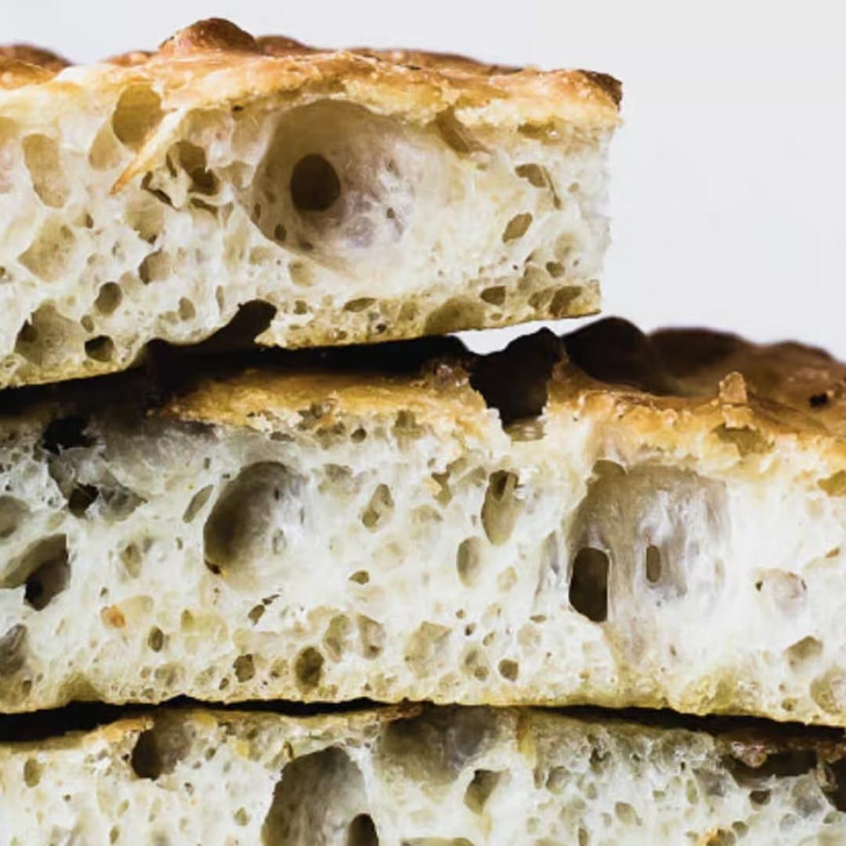 Focaccia Bread - Small Plates Bruschetta basket menu item