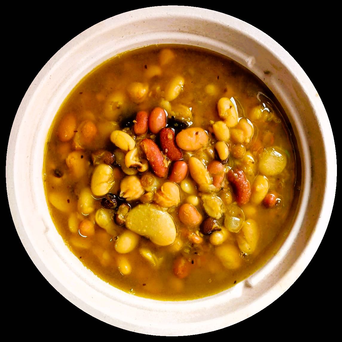 Traditional Nepali hot soup made up of nutritious multiple beans. Served with aromatic basmati steamed rice.