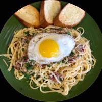 Bacon & Egg Carbonara at Spaghett-About It in Hillsboro OR image