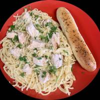 Chicken Carbonara at Spaghett-About It in Hillsboro OR image