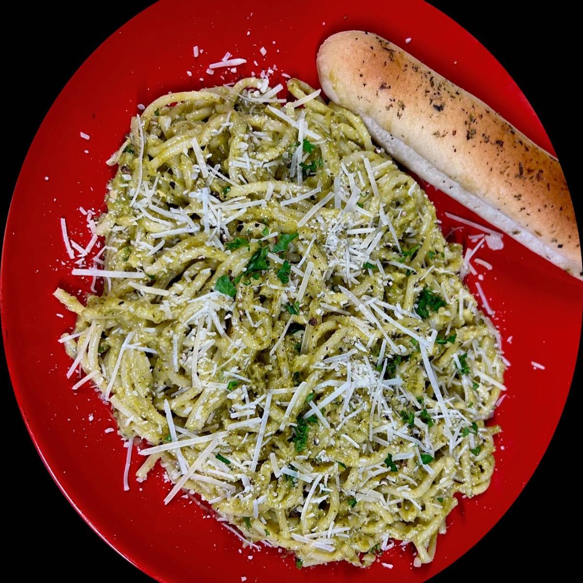 Pesto Carbonara - Carbonara menu item