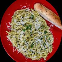 Pesto Carbonara at Spaghett-About It in Hillsboro OR image
