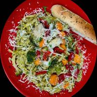 Pesto Veggie Carbonara at Spaghett-About It in Hillsboro OR image