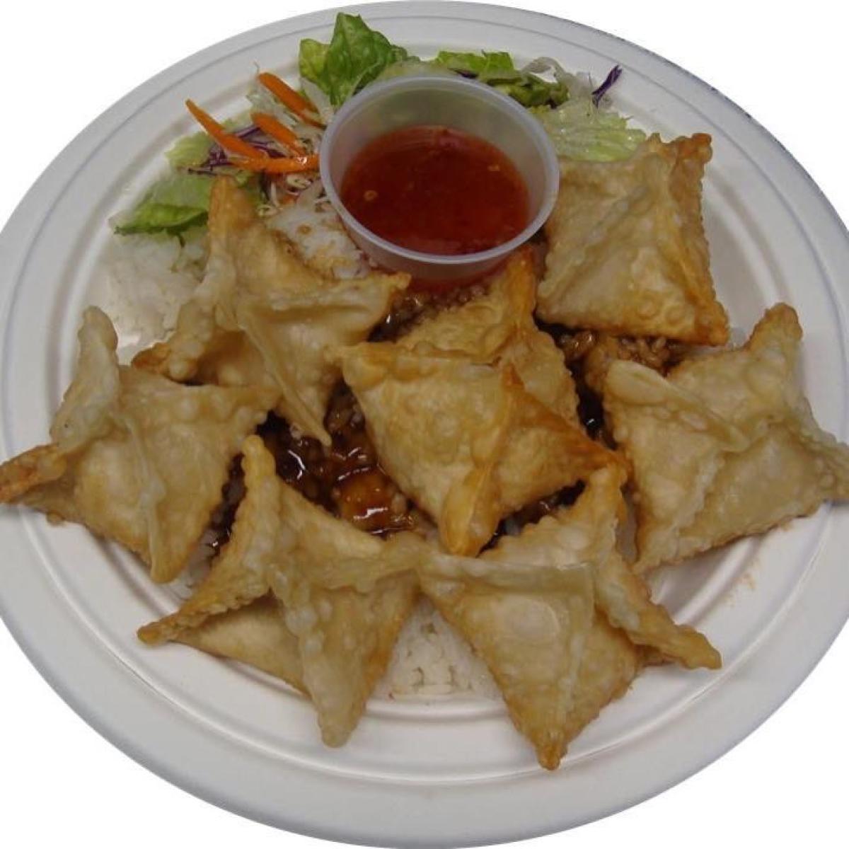 Crab & Shrimp Wonton Plate - Plates menu item