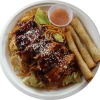 Chicken Yakisoba w/Lumpia at Lu’s Teriyaki in Hillsboro OR image