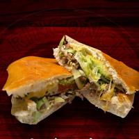 Torta de Cochinita at El Rinconcito Yucateco in Portland OR image