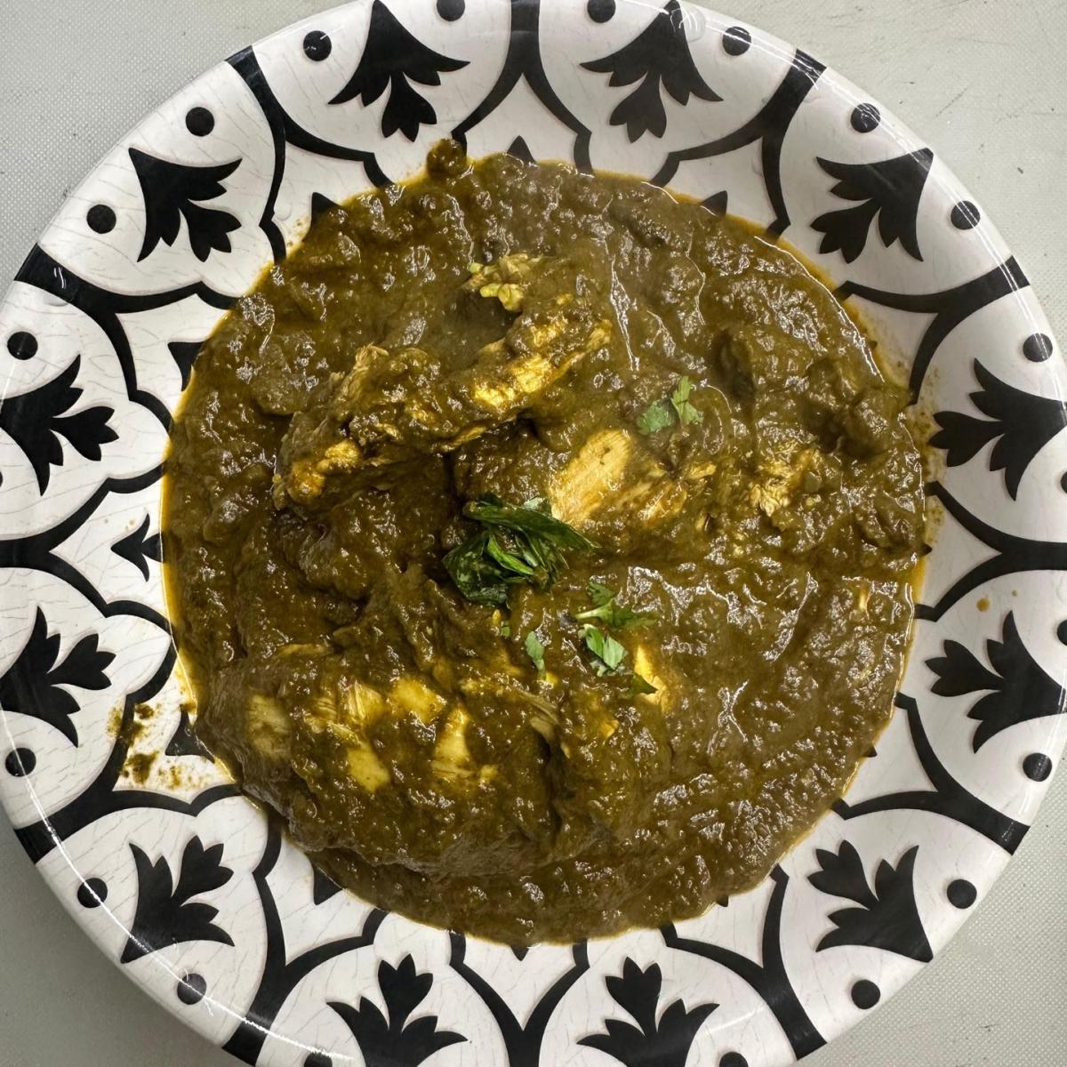 Chicken Saag - Chicken menu item
