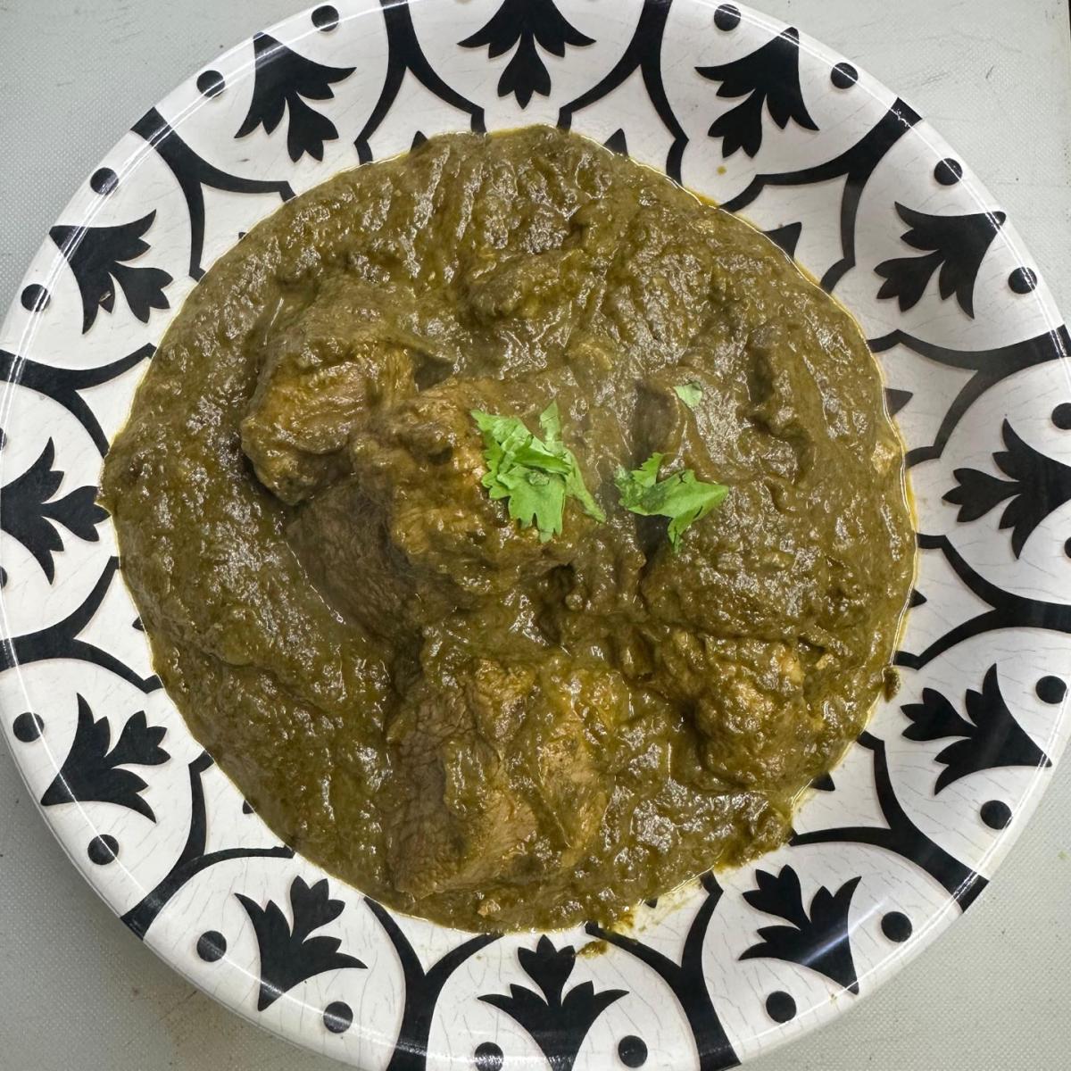 Lamb Saag - Lamb menu item
