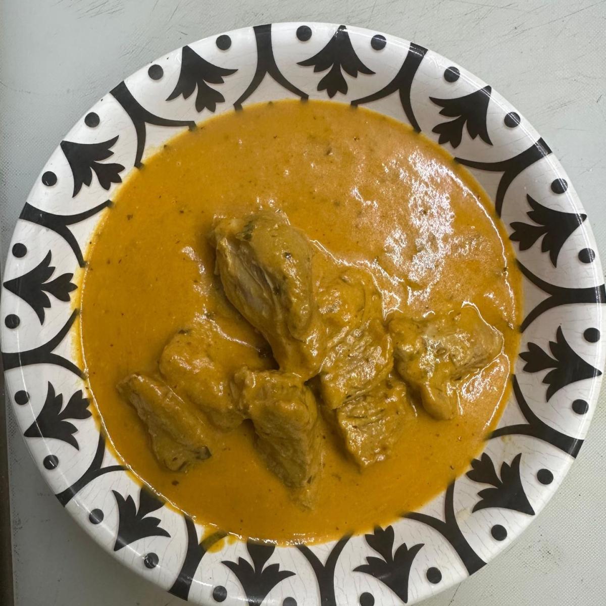 Lamb Coconut Korma - Lamb menu item
