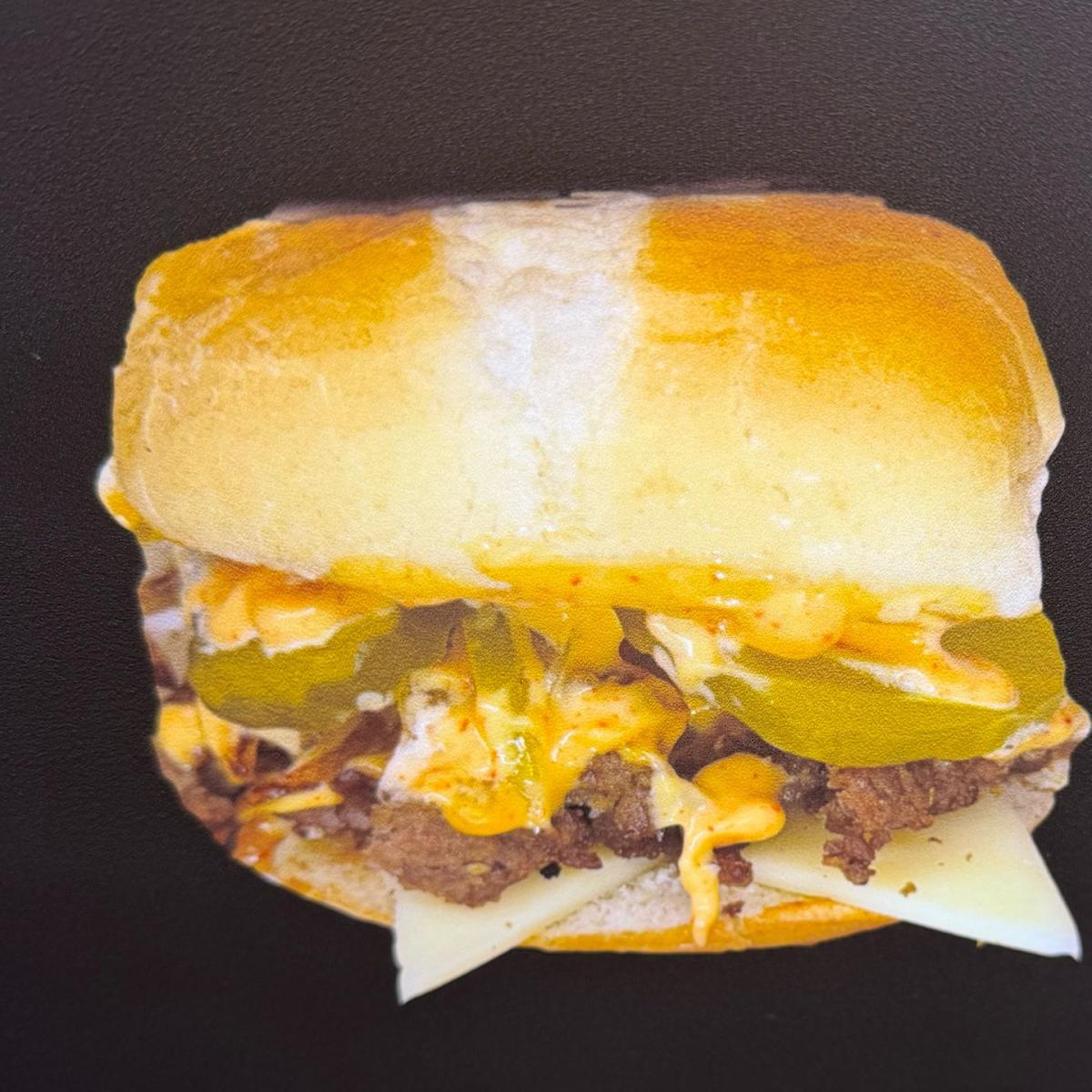 Comes with hamburger, beef patties, grilled onion and cheese. - Singh Is King Smashburger restaurant in Beaverton, OR